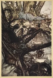 Ne fais pas de mal, ni sort ni charme, approche notre belle dame, illustration de 